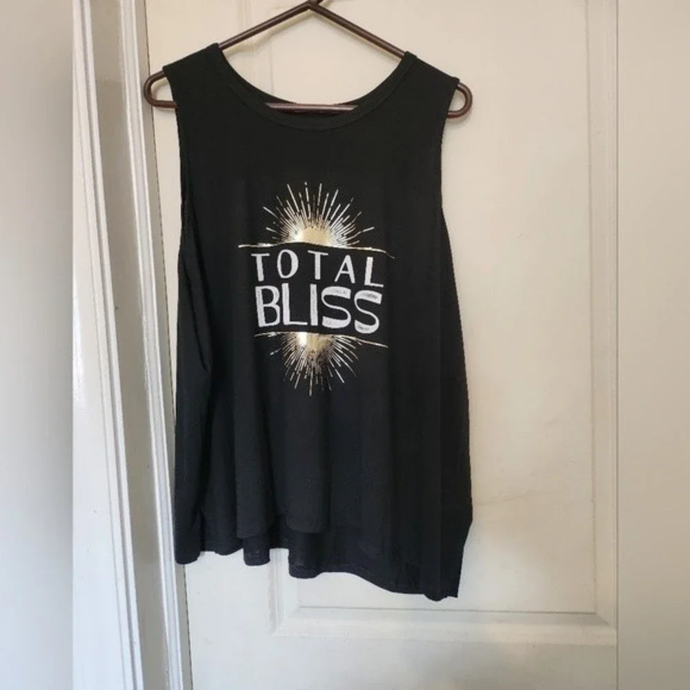 NWT Plus Size Old Navy Black Total Bliss Active Ultralight Go Dry Tank Top 3X - Picture 1 of 4